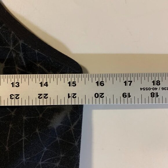 Lululemon Women's‎ Power Y Tank Luon Star Crushed Coal Black Size 8 - Picture 10 of 11